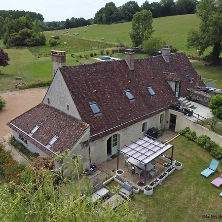Maison Authentique Avec Piscine, Cheminee, Et Golf Dans Le Perche - Fr-1-497-186 Country house *
